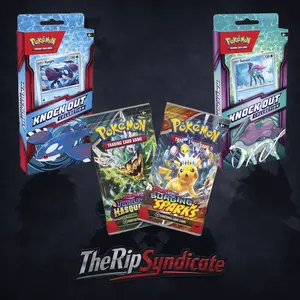 Knockout Collection Box With Surging Sparks and Twilight Masquerade Booster Pack