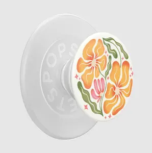 PopGrip for MagSafe, Magnetic Phone Grip & Stand, Swappable Top,Secure Grip for iPhone MagSafe Cases, Kickstand for Hands-Free Viewing, Wireless Charging Compatible