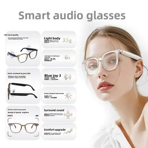 AI Translation Smart Bluetooth Glasses GS07 with Color-Changing Lenses for Listening to Music, Calling, Navigation, and Cycling