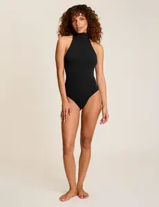 Ballet Turtleneck Halter Bodysuit