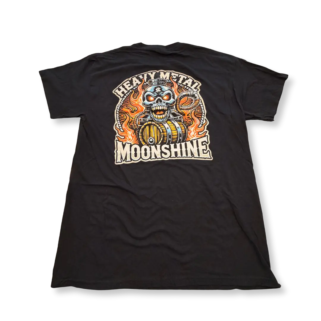 Heavy Metal Moonshine Logo T Shirt