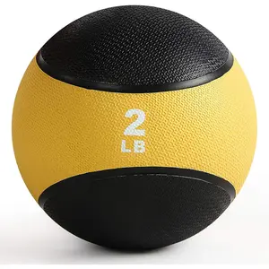 Weighted  Ball - Non-Slip Rubber Shell & Dual Texture Grip - Workout Exercise Ball for Core Strength,  , Coordination Fitness - Multiple Weights & Colors