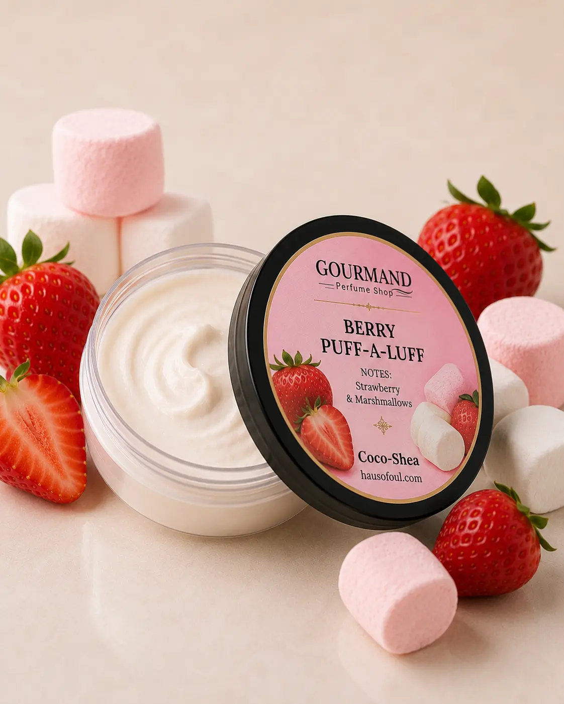 Berry Puff-A-Luff Coco Shea Whipped Body Butter