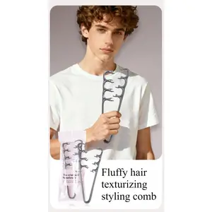 Volumizing Hair Comb with Multi-Teeth – High Crown Tool for Bang Styling & Part Coverage – Black, Ideal for Salon & Home Use, Easy-to-Use for All Your Styling Needs