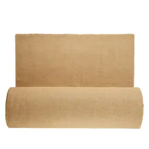 【DealsForYouDays】VEVOR Burlap Fabric Roll,  , 40” x 300 ft & 50 x 50 High Density Wide Natural Burlap Fabric Rolls, Jute Fabric Burlap Tree Wrap Roll, for Decor, Crafts, Wedding, Gardening, Plant & Tree Winter Covering