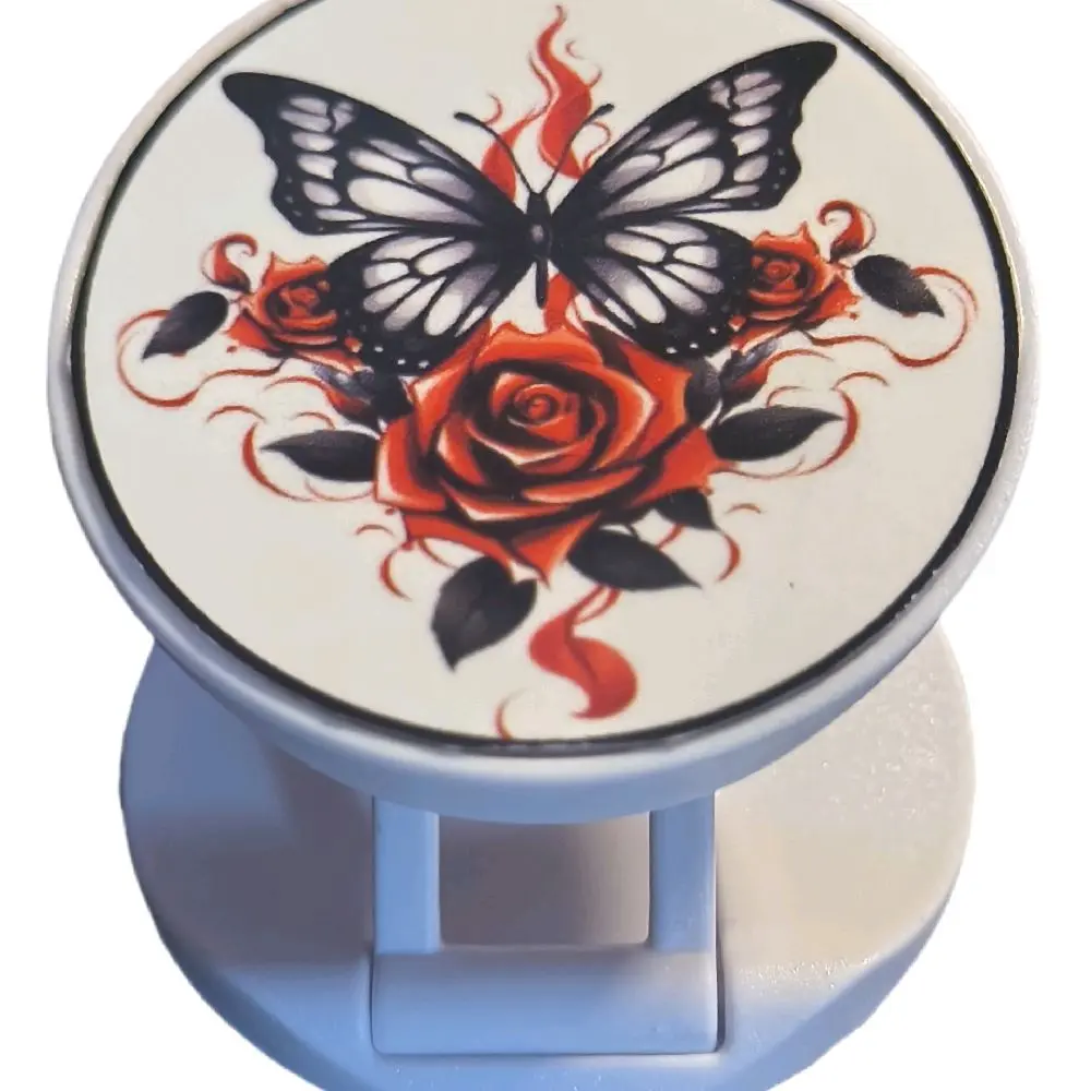 Butterfly & Rose Phone Grip / PopSocket