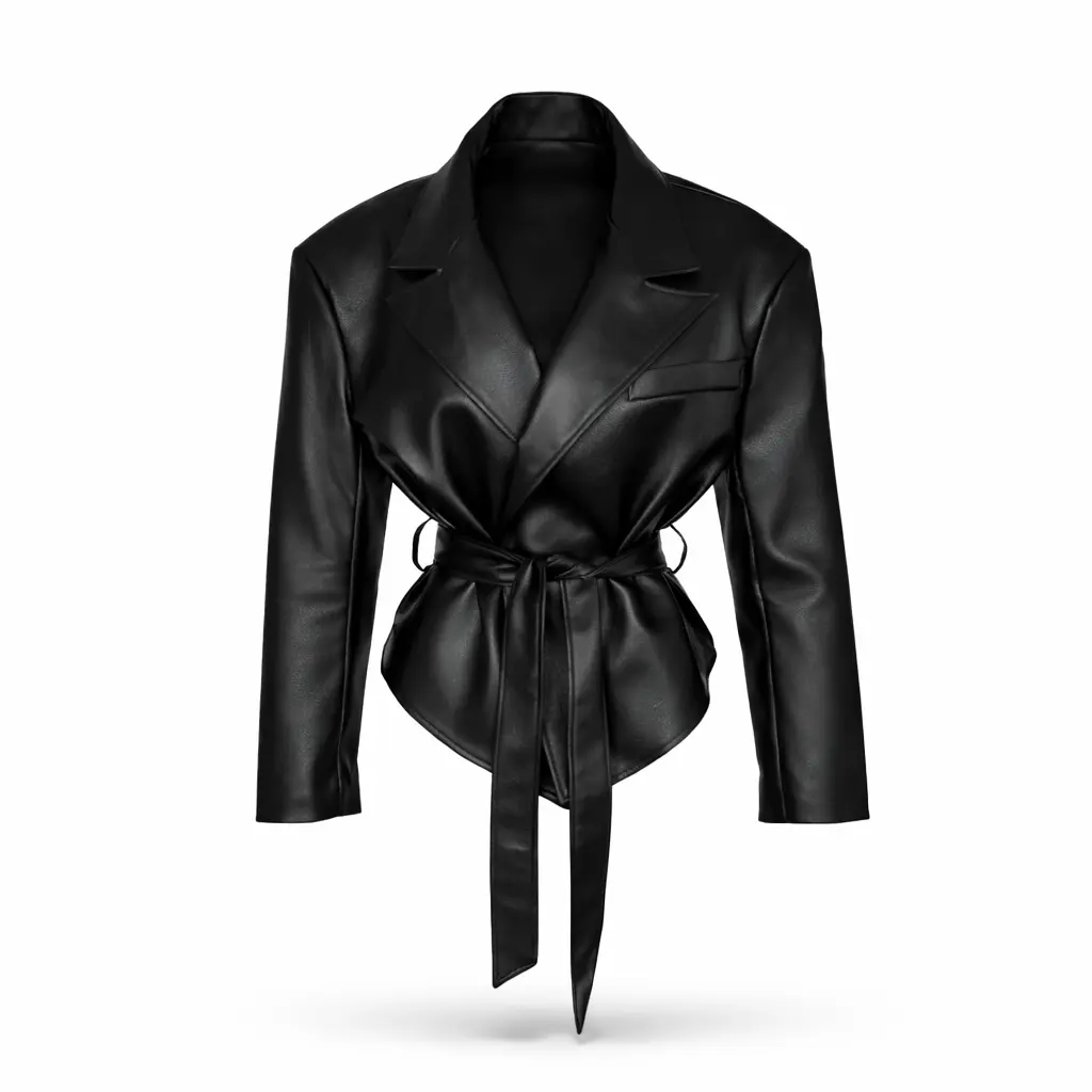 Faux Leather Moto Jacket