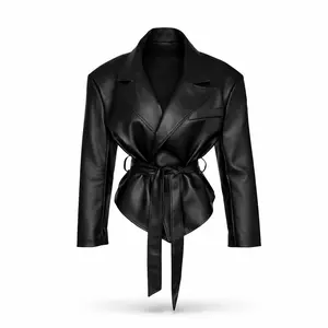 Faux Leather Moto Jacket