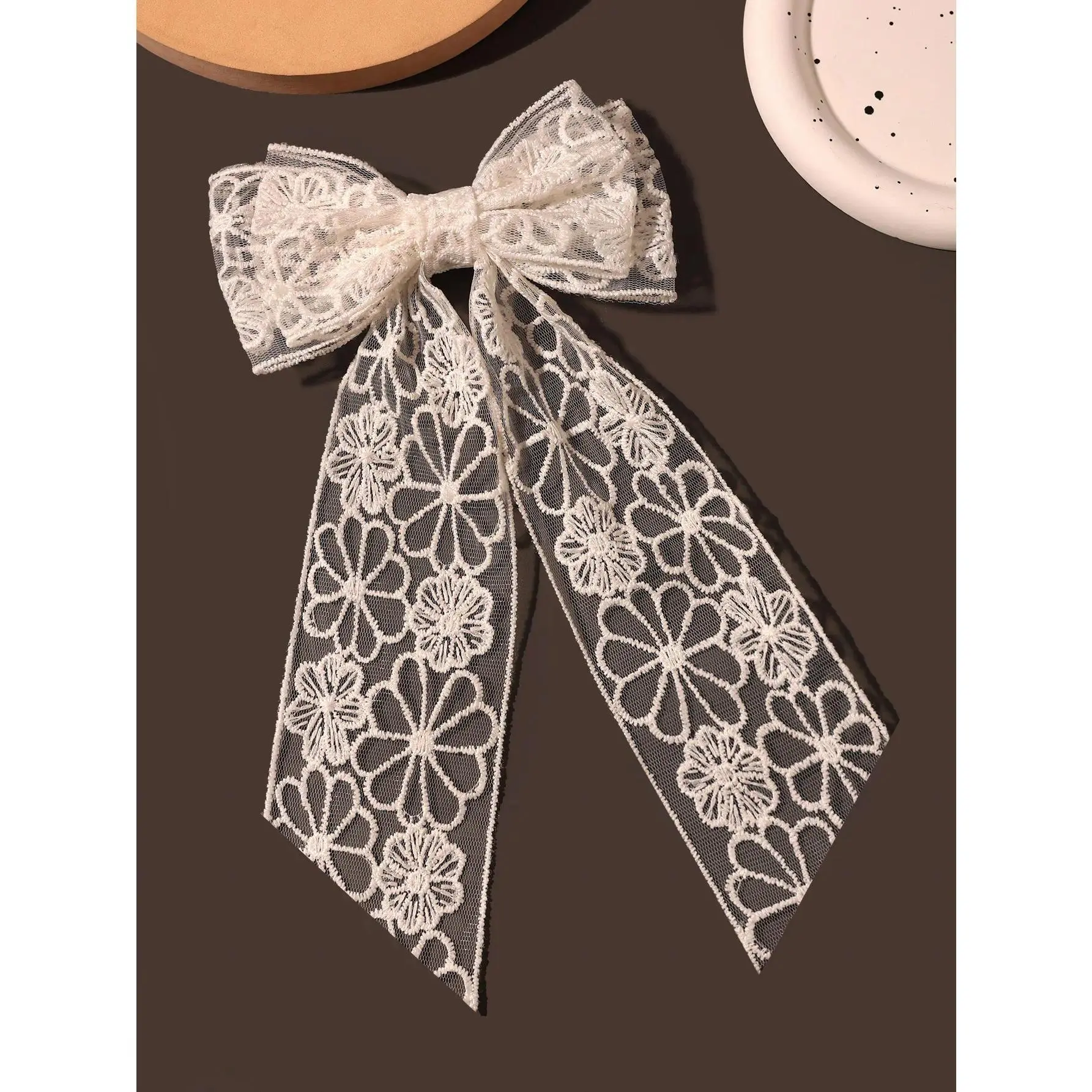 Hollow big flower duck bill clip