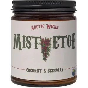 Mistletoe - 9oz Coconut & Beeswax Non-Toxic Candles