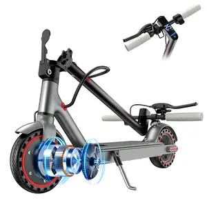 Electric Scooter -19 MPH Max 350W Motor Power  8.5-inch Solid Tires 36V 7.8Ah Battery Adjustable Speeds Dual Brakes Fast Charge 12 Miles Range