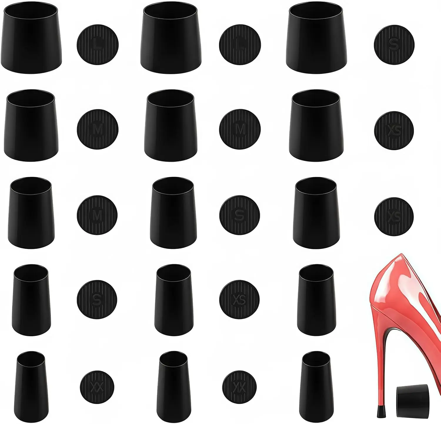 Heel Cap 10 Pairs High Heel Cap Protectors High Heel Shoes Higher Heel Protectors Heel Stoppers Heel Repair Caps