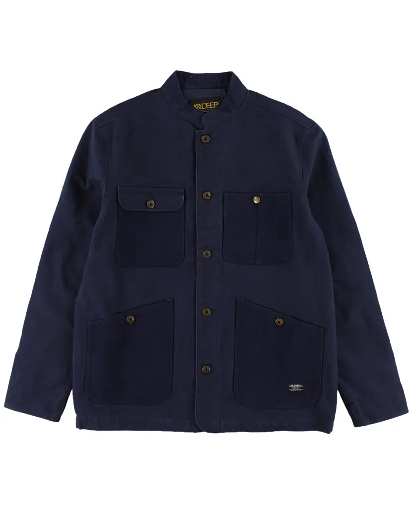 Mens 10 Deep Barn Jacket, Menswear Outerwear with Male-Focused Design and Button Pockets