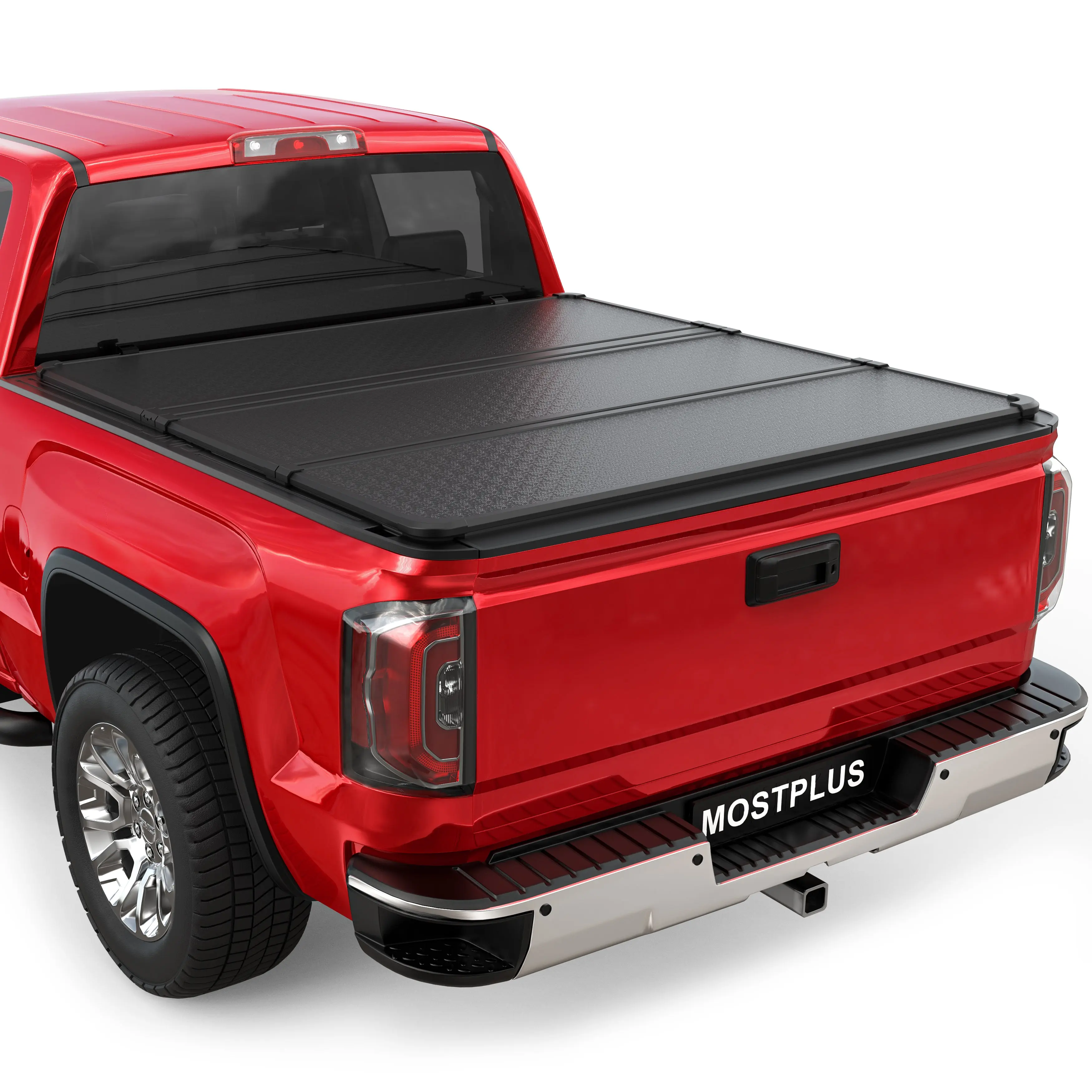 MOSTPLUS For 2004-2026 Chevy Colorado GMC Canyon 3-Fold Hard Truck Tonneau Cover
