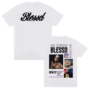 Blessd Rapper T-Shirt, Latin Urban Music Graphic Tee, Colombian Singer Graphic T-Shirt, Gift for Blessd Fans, Black Streetwear Shirt