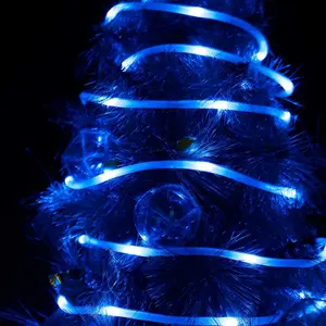 LEONLITE DECORATION HOLIDAY FAIRY STRING ROPE LIGHTS W/ REMOTE - 33FT - BATTERY POWERED