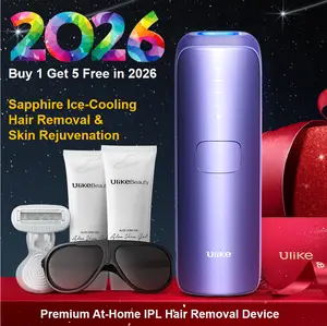Ulike Air 3 IPL Hair Removal Device Ice-Cooling Contact & Skin Sensor for Women Men 90% Hair Reduction in 4 Weeks Comfortable Effective Hair Remover Springtok Depilator