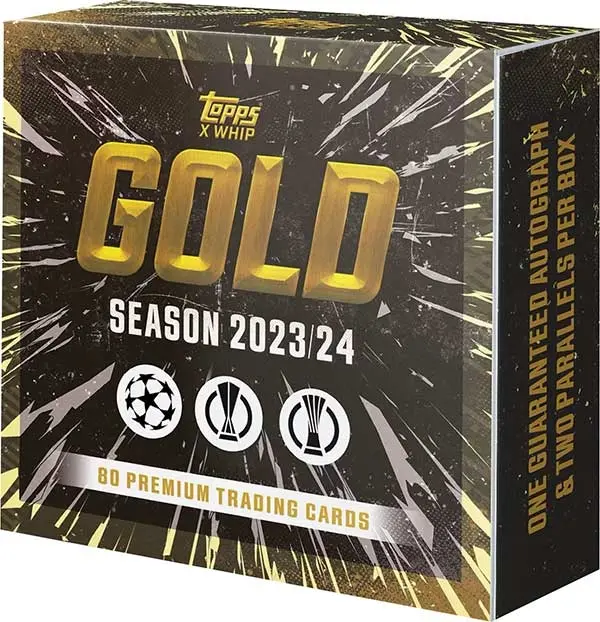 2023-24 Topps Gold UEFA Club Competitions Soccer Hobby Trading Cards