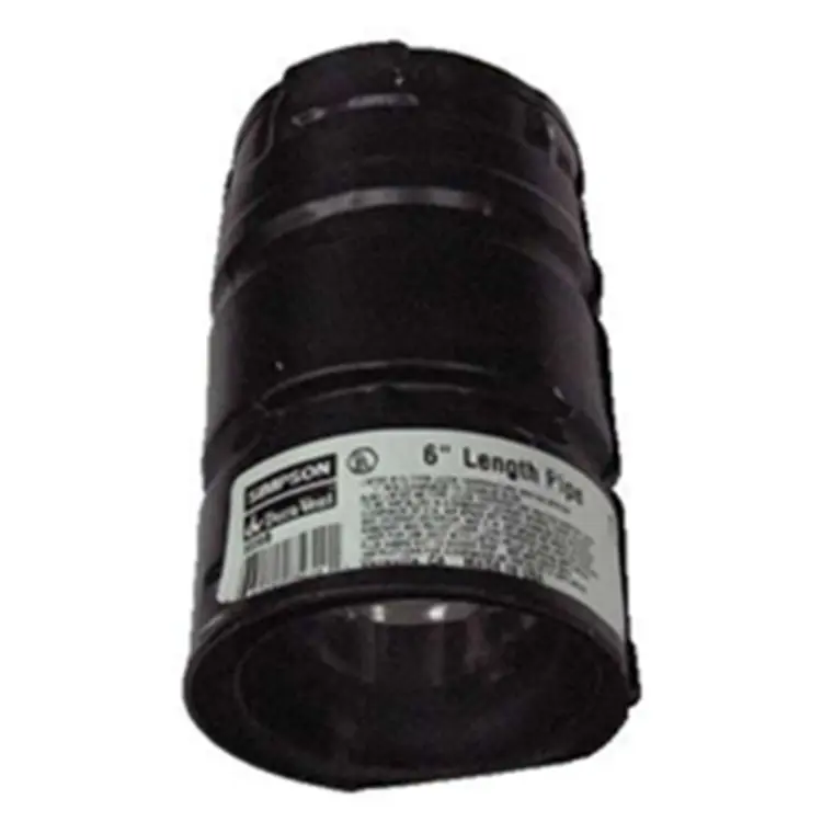 Dura Vent 3PVL-24B 3 x 24 in. PelletVent Stove Vent Straight Length Pipe, Black