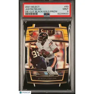 Justin Fields PSA 2021 Panini Select #50 9