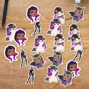 Stickers Pack 20 Pcs Valorant Skateboard Car Reyna Bumper Colorful Water Bike Waterproof Guitar Laptop Luggage Bottle Aesthetic Vinyl