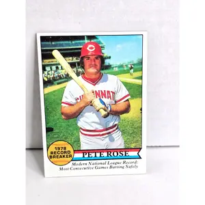1979 Pete Rose Baseball Card Topps No. 204