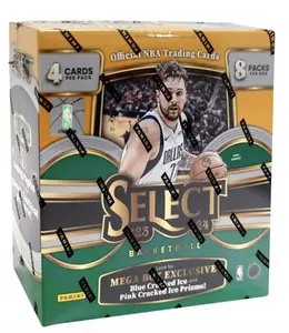 Panini Select NBA 23-24 Mega Box - Blue & Pink Cracked Ice