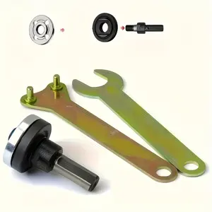 Three-Piece Angle Grinder Adapter Set, Angle Grinding Tools, Manual Electric Dual-Use Conversion, Multi-Functional Tool Adapters, 10mm Metal Rods, Tool Accessories