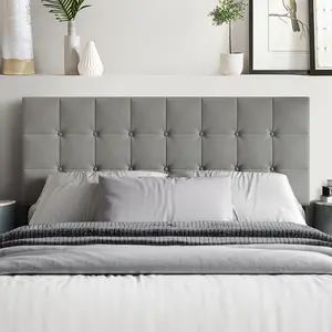 CloudComfort Adjustable Tufted Headboard