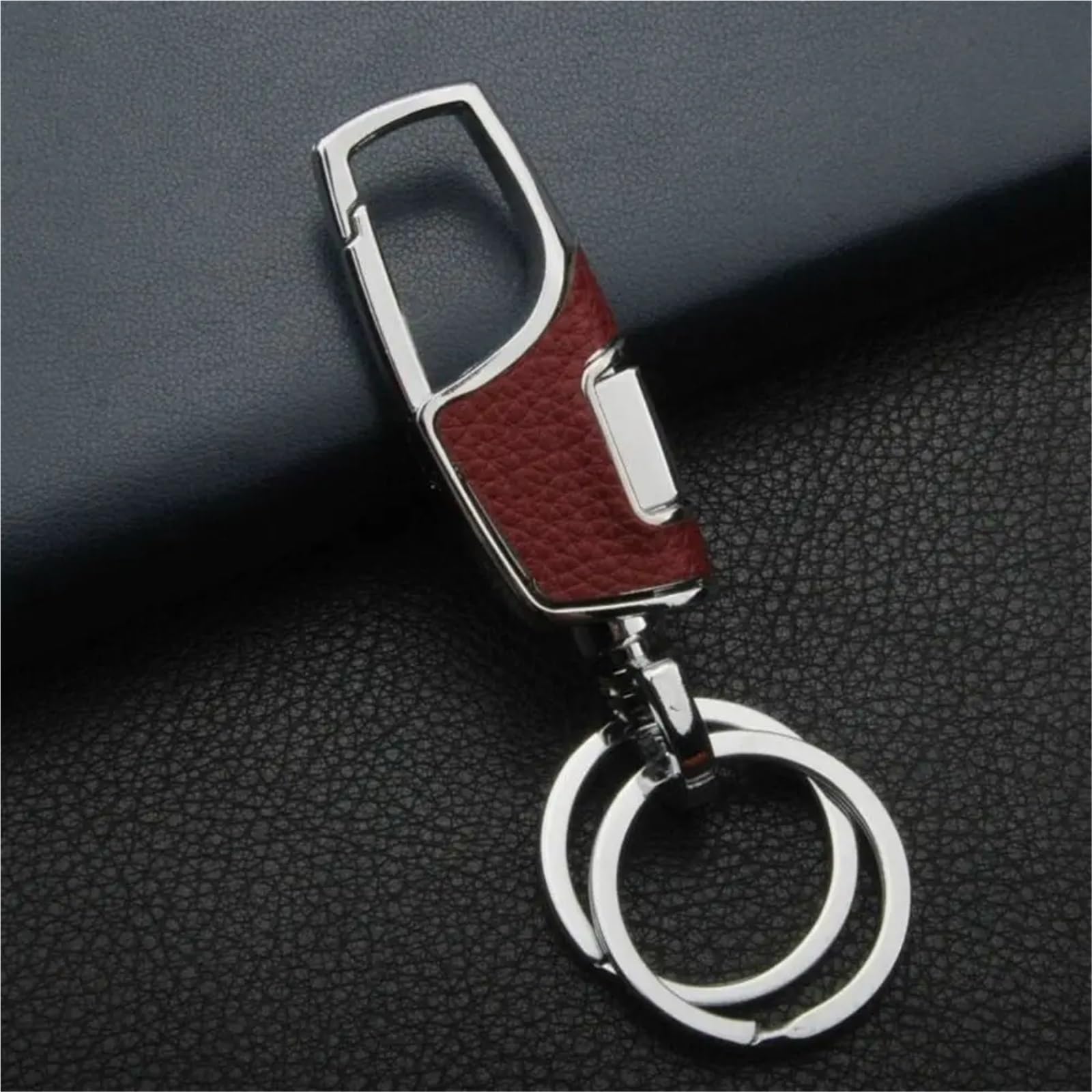 3pcs Heavy Duty Car Key Chains 3 Pack with 2 Metal Key Rings for Secure Key Management Essential Car Accessories