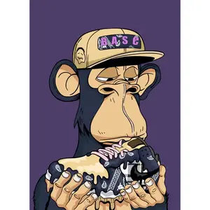 Bored Ape Sneaker club Poster, Wall decor. Funny Poster Gift, Birthday Gift. Film Poster