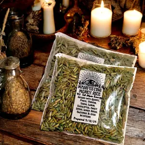 Manifesting Money Rice Sample Pack/Abundance/luck/wealth/alter & spell supplies