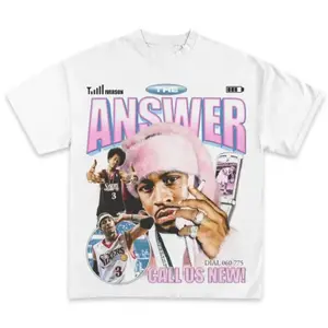 Youth and Adult Allen Iverson Icy Exclusive Graphic T-Shirt, graphic tees for boys, Graphic Tees, kids clothing boys, Youth Clothing, boys clothing Women Lightweight