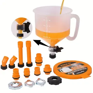 Coolant Bleeder Kit, Universal Radiator Burping Funnel, No-Spill Coolant Funnel, Flush Kit Coolant Bleeder Kit, Universal Radiator Burping Funnel, No-Spill Coolant Funnel, Flush Kit