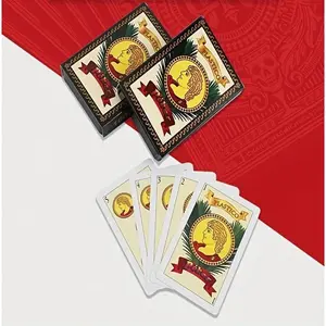 40-Piece Spanish Poker Cards Deck – Durable Plastic Playing Cards with Storage Case