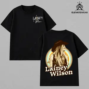 Lainey Wilson Retro Country T Shirt, Lainey Wilson Western Music Graphic Tee, Vintage Cowboy Aesthetic Oversized Unisex Cotton Shirt, Country Fan Merch Gift