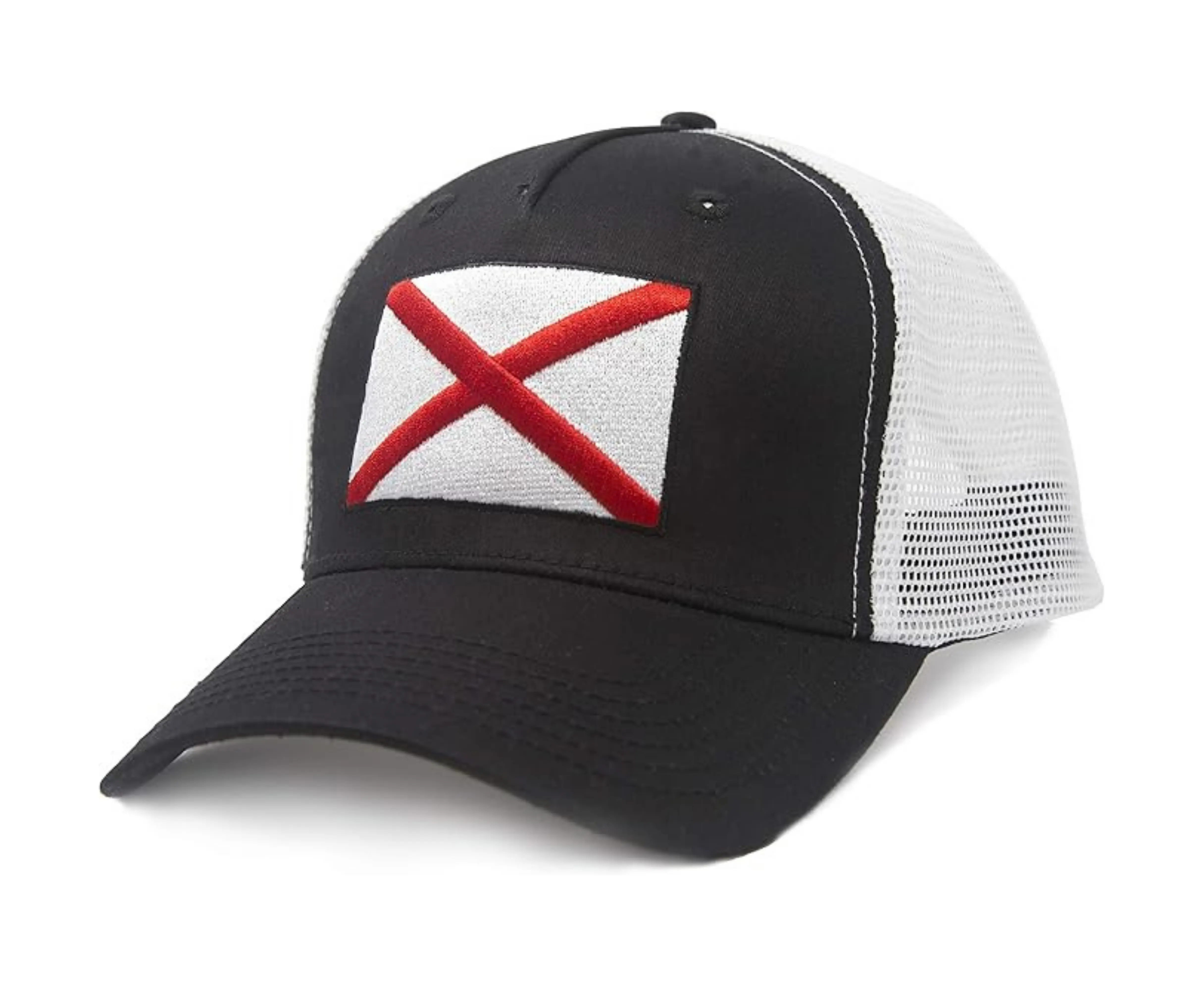 Alabama Snapback Trucker | Black White