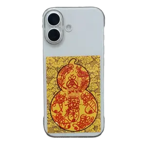 Hand-drawn Fu Lu Shou Happiness & Wealth decorative stickers, suitable for placing on phones, wallets, handbags, drawers, and cash registers to attract wealth and peace.