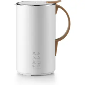 OK  Automatic Nut Milk Maker 20 oz Soy Milk Maker, Homemade Almond, Oat, Coconut, Soy, -Based Milk Dairy Free Beverages, Almond Milk Maker with Delay Start/Boild Water/Self Clean - White