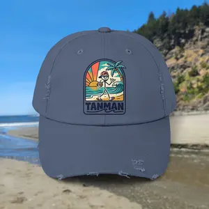 TanMan Surf Patch Cap — Distressed Beach Dad Hat
