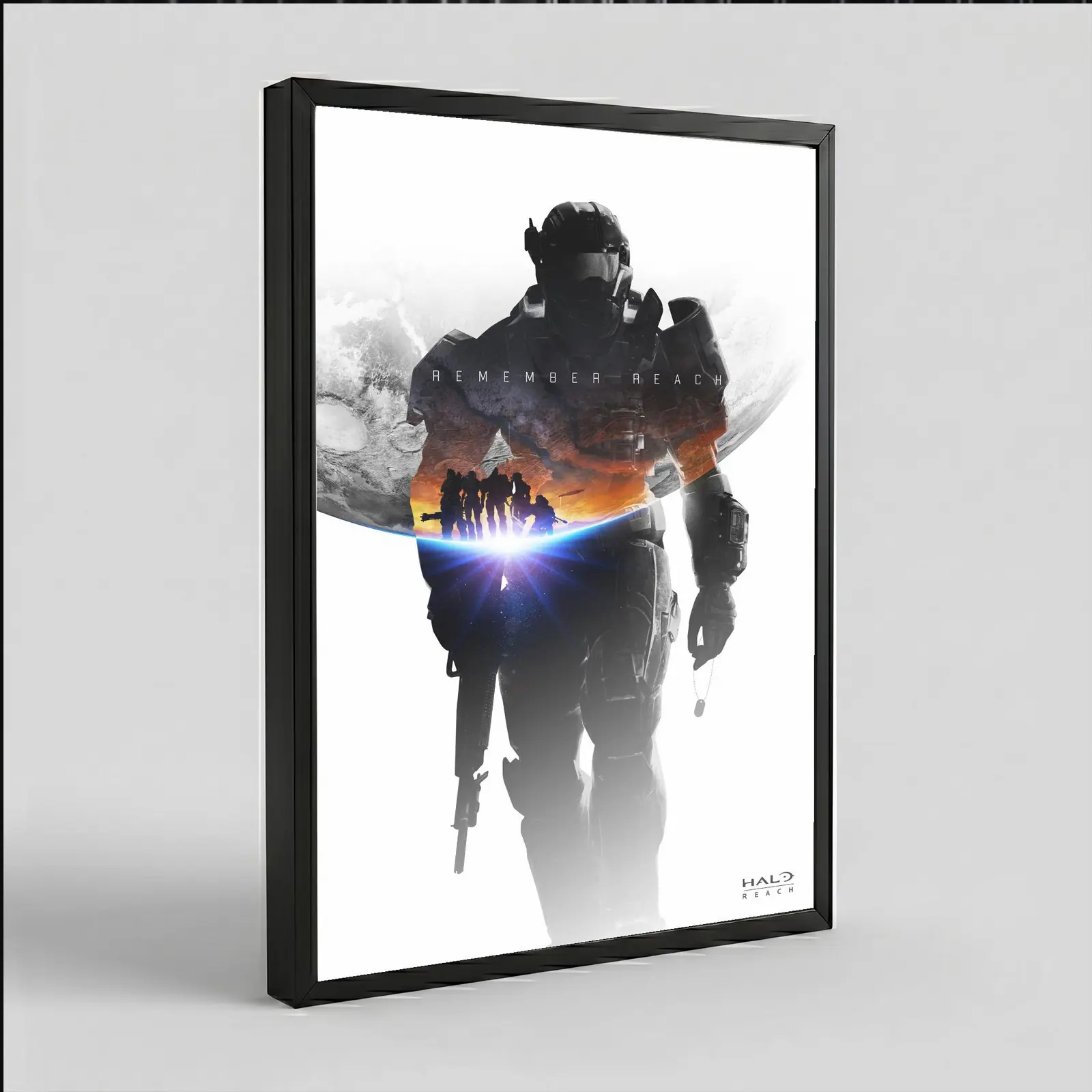 Halo Reach Video Games Poster Gamer Gift Premium Wall Art Poster Unframed HD Print Home Office Decor Unique Trendy Gift