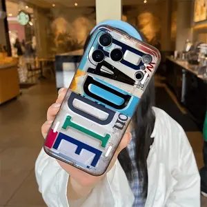 Personalized collage license plate BADDIE pattern TPU anti-drop soft shell, For iPhone 17, 16, 15, 14, 13, 12, 11 Pro/Pro Max/Plus, 2026 new models, trendy and fashionable, is the most suitable gift for Halloween and Christmas