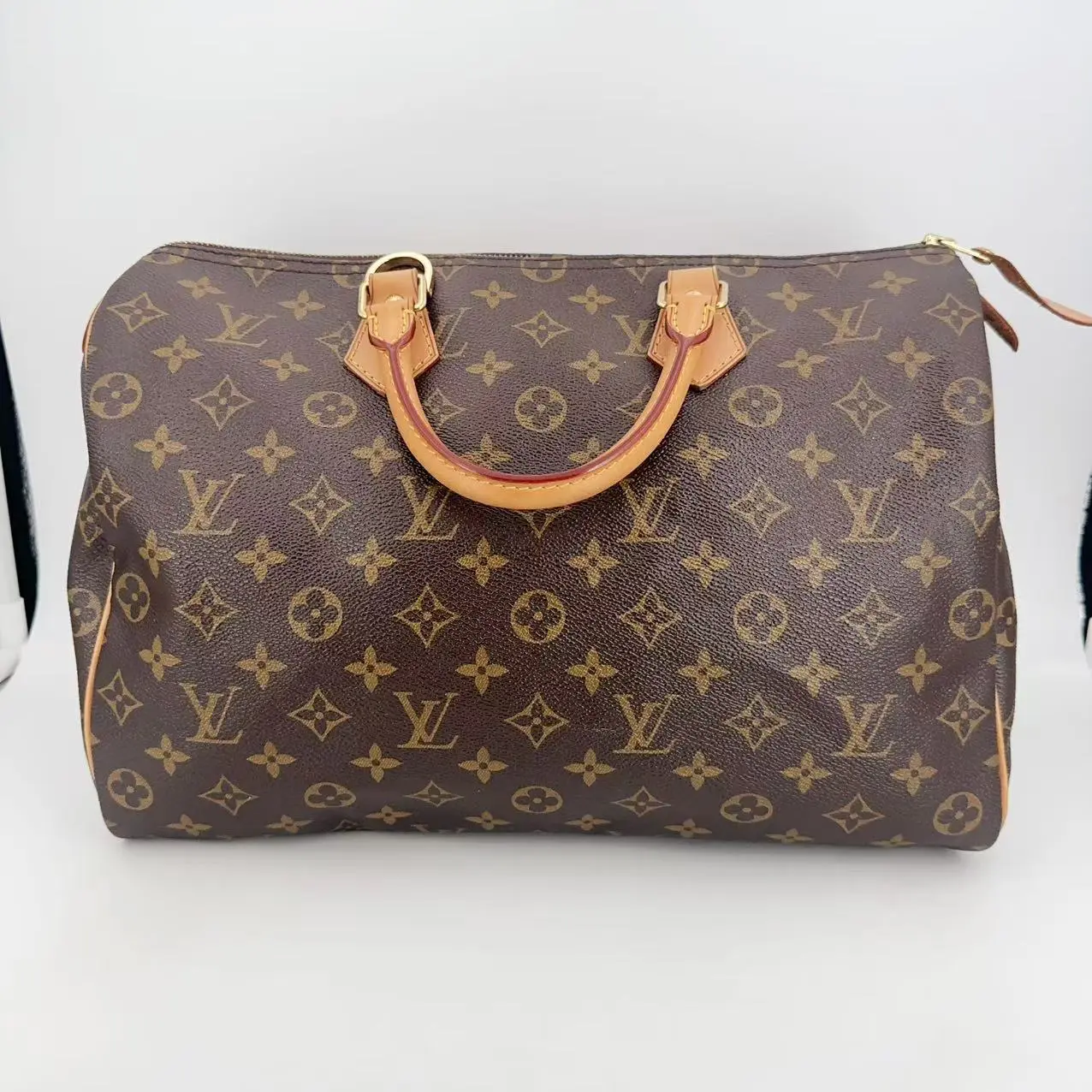 Pre-owned Louis Vuitton canvas Tote Bags Speedy 35 Monogram Tote