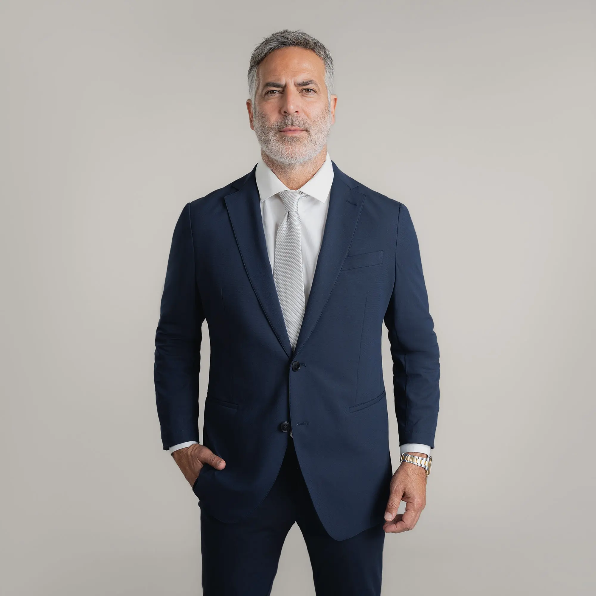 Soho FlexTech Blazer (Unlined) - Navy