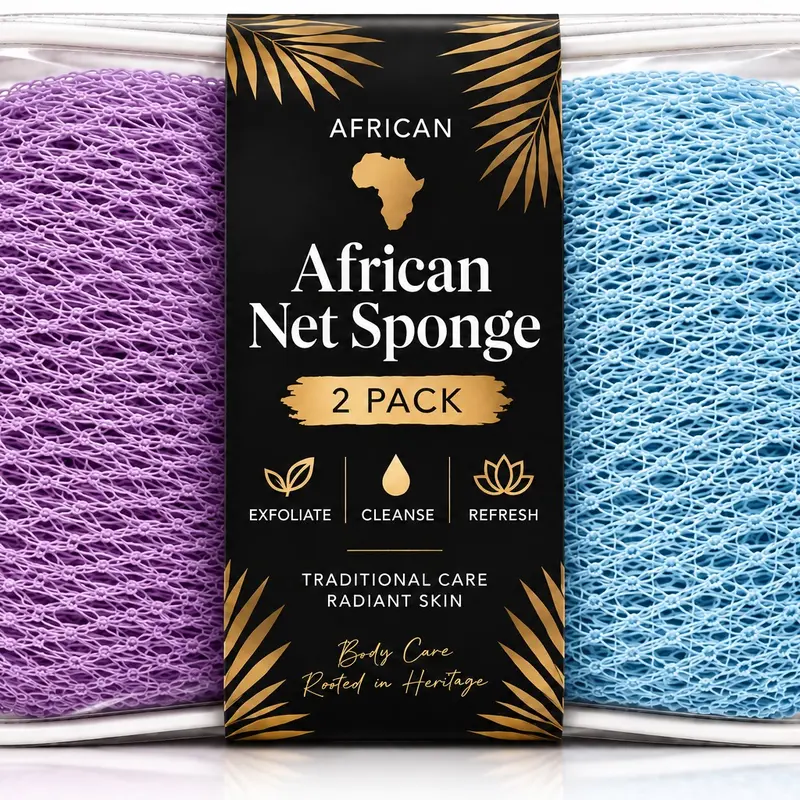 Lagos Double Knot African Exfoliating Bath Net Authentically sourced from Nigeria