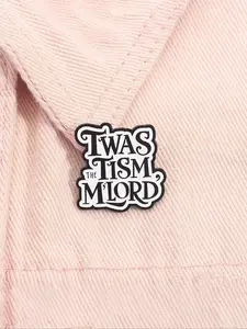 Creative Funny Brooch, Cute Cartoon Badge for Daily Clothing Decor, Trendy All-match & Exquisite Brooch for Birthday Gift, Durable Metal Pins, Fashion Accessory