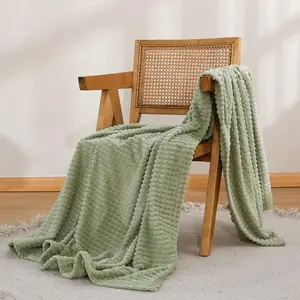 Sage Green Throw for Couch-Super Fluffy Blankets for Women 50x70 Inches Lightweight for