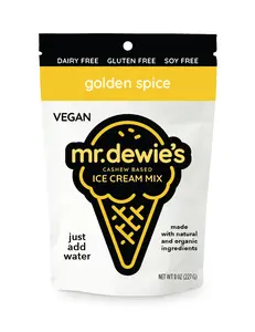 Mr. Dewie's Cashew Base Ice Cream Mix (Golden Spice)