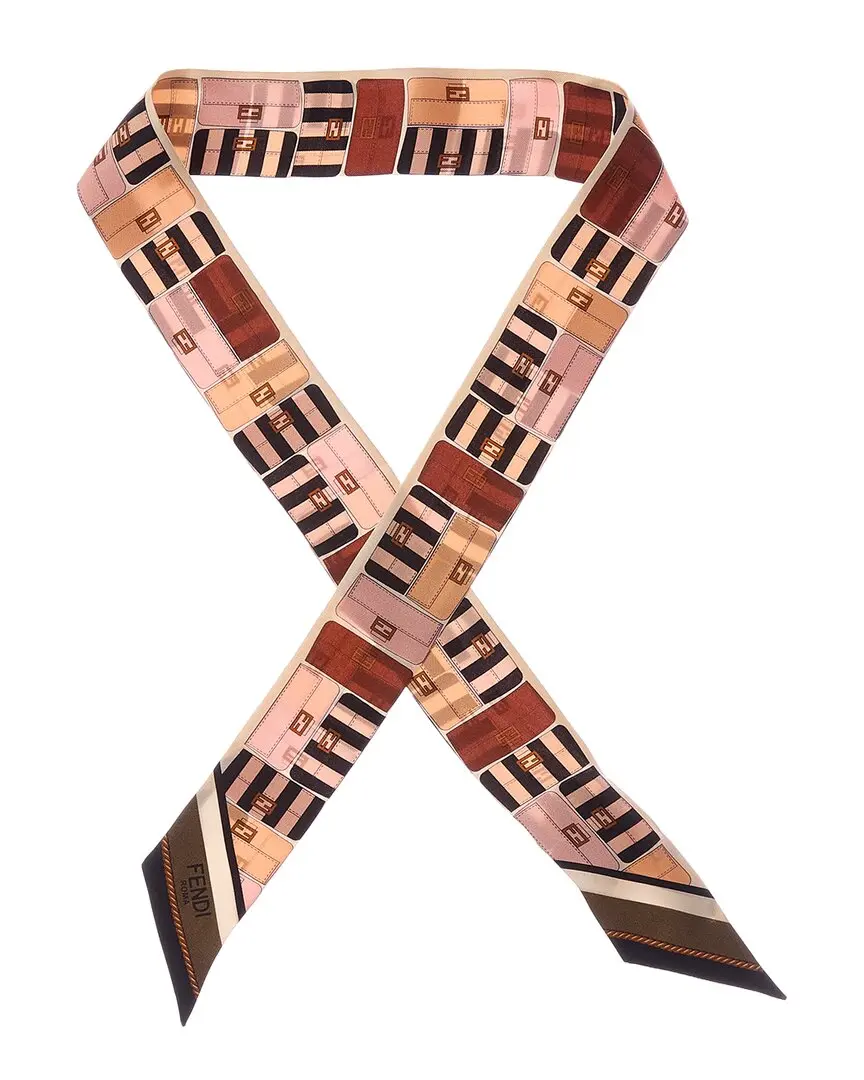 FENDI Wrappy Silk Scarf
