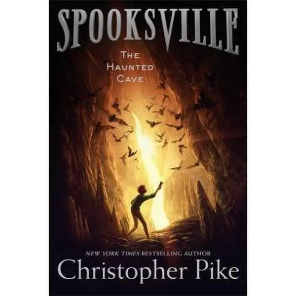 Used Thriller Novel - The Haunted Cave by Christopher Pike, Hardcover Book